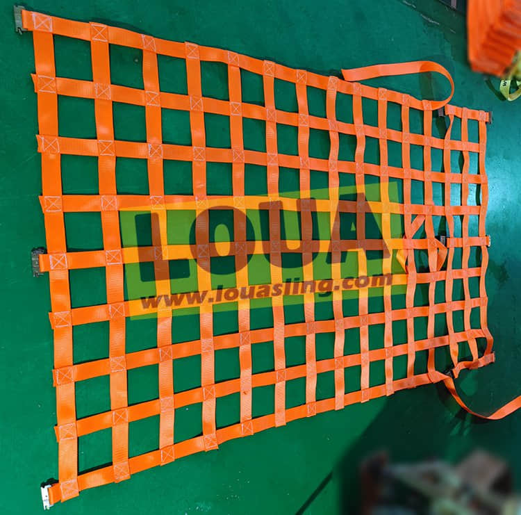 Cargo barrier net manufacturer, custom-made webbing nets with webbing width of 50MM