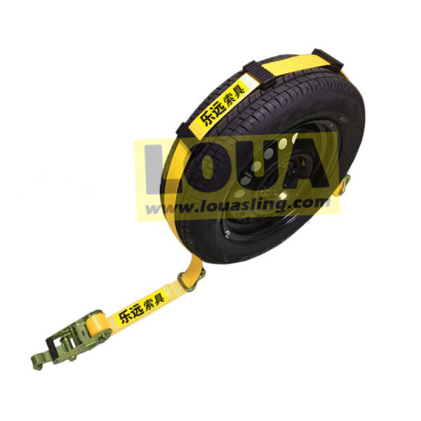 Car lashing straps | Vehicle transport strap | auto hauling strap | China supplier wheel tie down strap